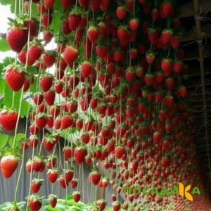 Клубника ампельная Анастасия купить по цене от 370р. в интернет-магазине «Посадика» с доставкой почтой в в Зверевое и по всей России – [изображение №1].