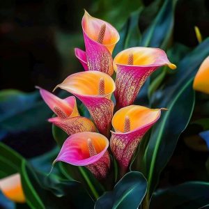 Калла Оникс купить по цене от 450р. в интернет-магазине «Посадика» с доставкой почтой в в Зверевое и по всей России – [изображение №1].